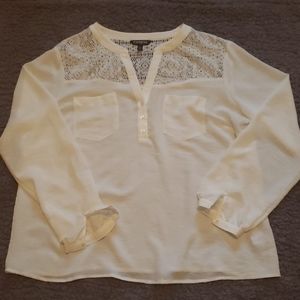 Cream white Express top